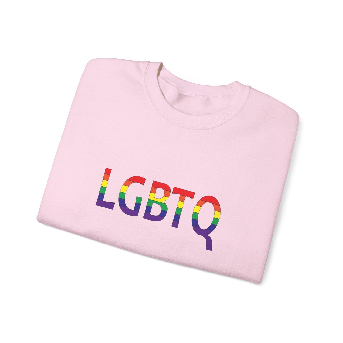 LGBTQ Pride Crewneck Sweatshirt, Unisex Rainbow Sweatshirt, Equality Apparel, LGBTQ+ Gift, Inclusive Fashion, Comfortable Sweatshirt