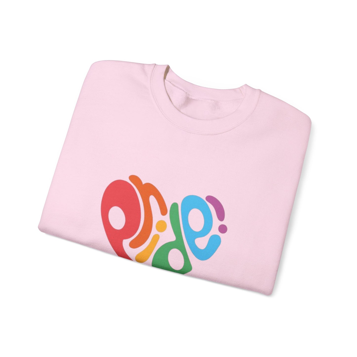 Pride Love Unisex Crewneck Sweatshirt, LGBTQ+ Apparel, Casual Wear, Pride Month, Gift for Friends, Cozy Seasonal Top
