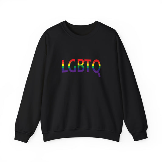 LGBTQ Pride Crewneck Sweatshirt, Unisex Rainbow Sweatshirt, Equality Apparel, LGBTQ+ Gift, Inclusive Fashion, Comfortable Sweatshirt