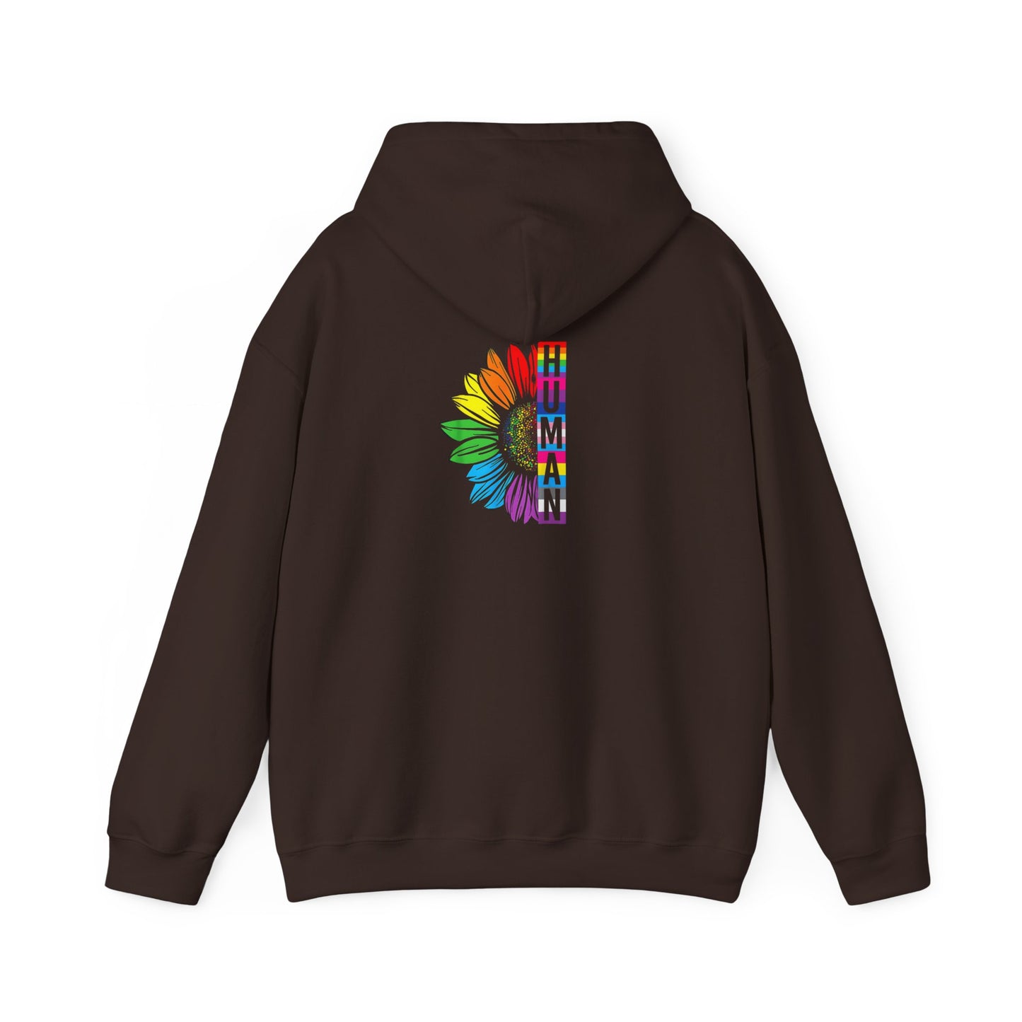 Pride Floral Hoodie, LGBTQ+ Sweatshirt, Comfortable Streetwear, Unisex Heavy Blend, Gift for Pride Month, Rainbow Love Apparel