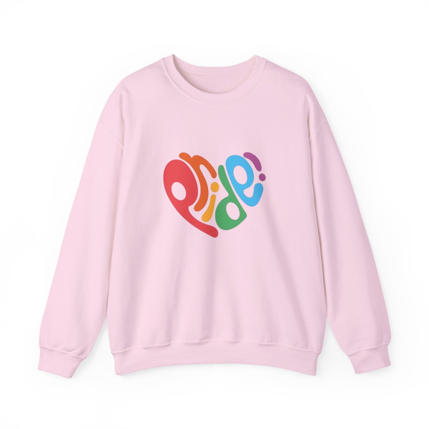 Pride Love Unisex Crewneck Sweatshirt, LGBTQ+ Apparel, Casual Wear, Pride Month, Gift for Friends, Cozy Seasonal Top