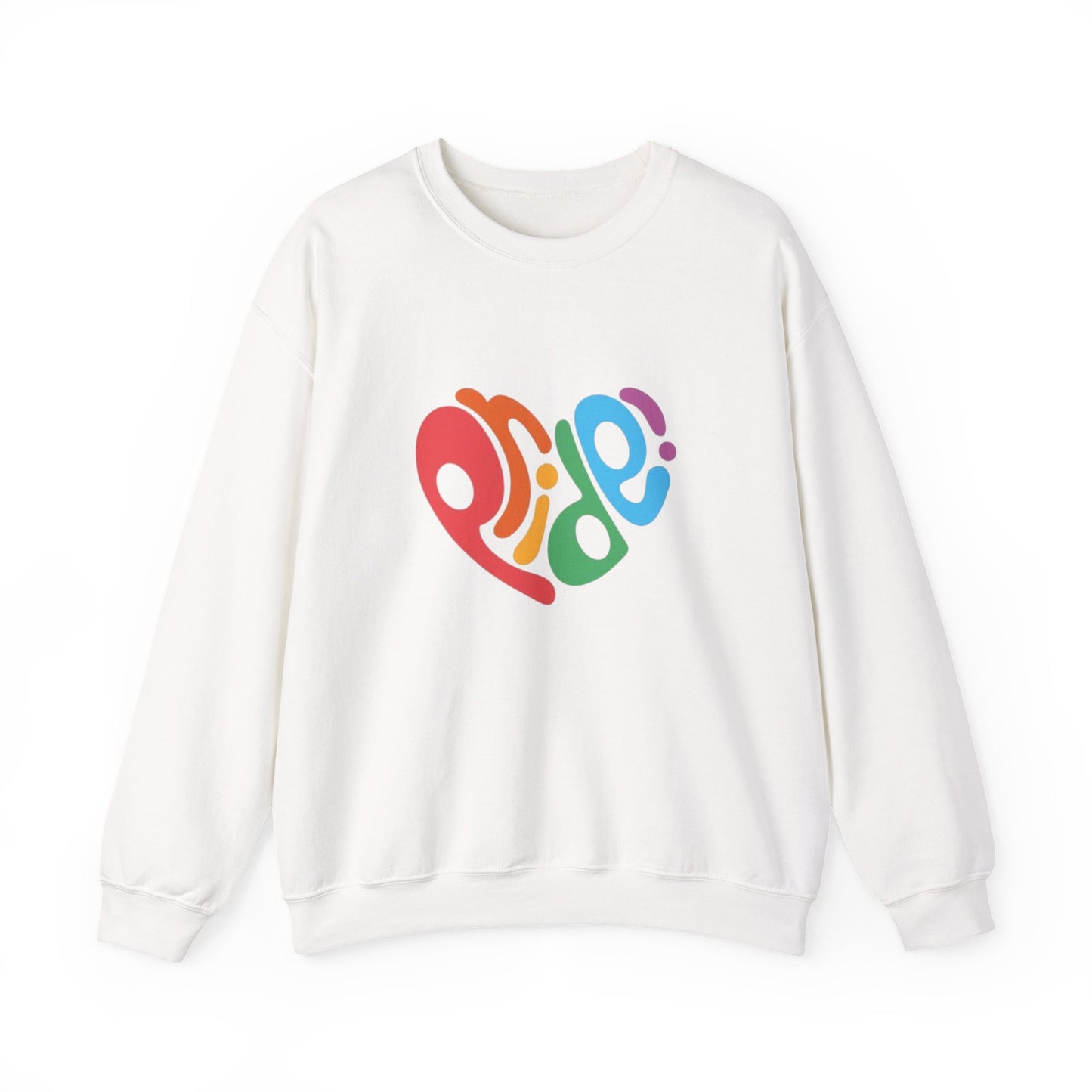 Pride Love Unisex Crewneck Sweatshirt, LGBTQ+ Apparel, Casual Wear, Pride Month, Gift for Friends, Cozy Seasonal Top