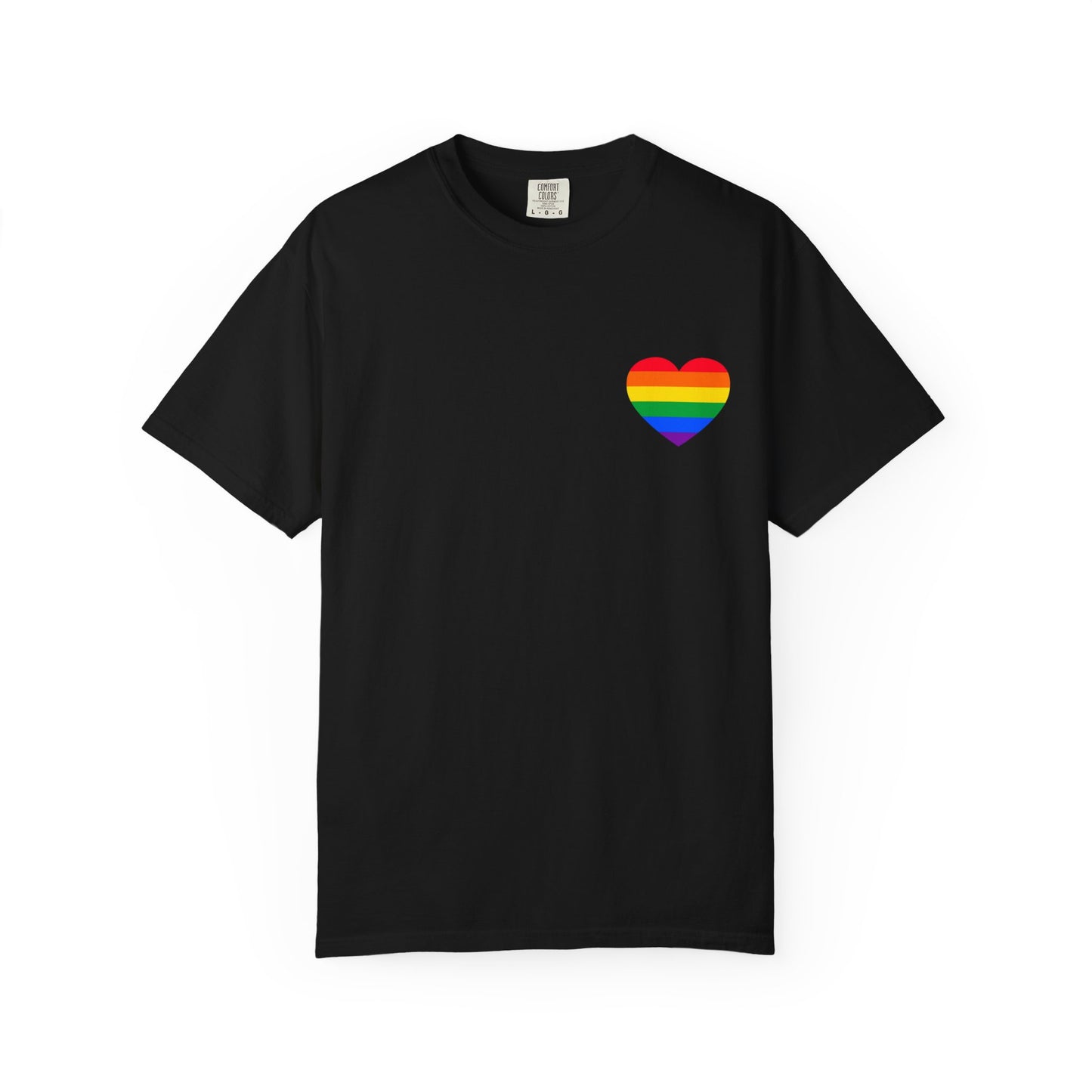 Rainbow Heart T-shirt - LGBTQ+ Pride Tee