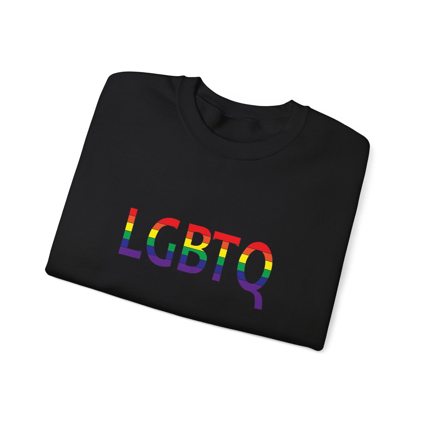 LGBTQ Pride Crewneck Sweatshirt, Unisex Rainbow Sweatshirt, Equality Apparel, LGBTQ+ Gift, Inclusive Fashion, Comfortable Sweatshirt