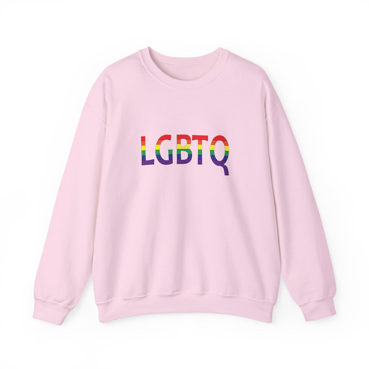 LGBTQ Pride Crewneck Sweatshirt, Unisex Rainbow Sweatshirt, Equality Apparel, LGBTQ+ Gift, Inclusive Fashion, Comfortable Sweatshirt