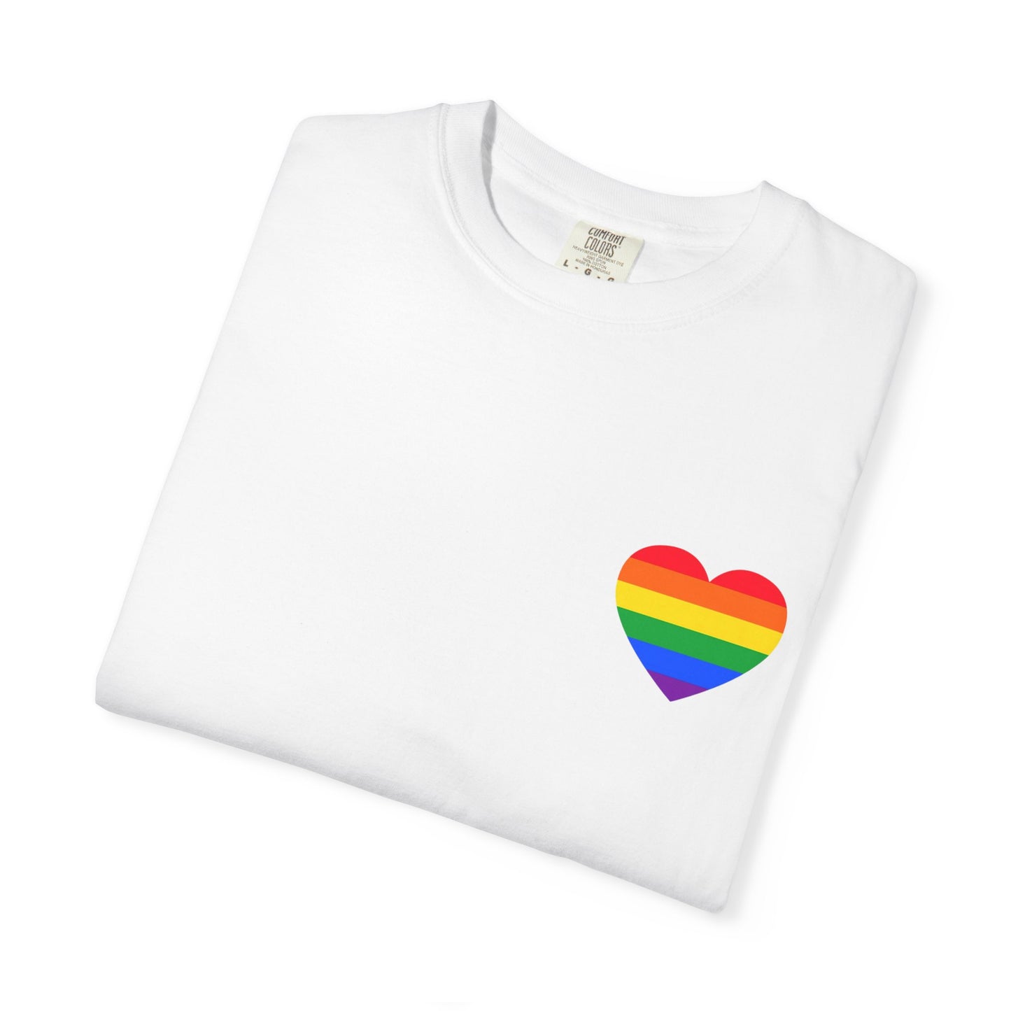 Rainbow Heart T-shirt - LGBTQ+ Pride Tee